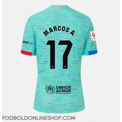 Barcelona Marcos Alonso #17 Tredjetrøje Dame 2023-24 Kortærmet
